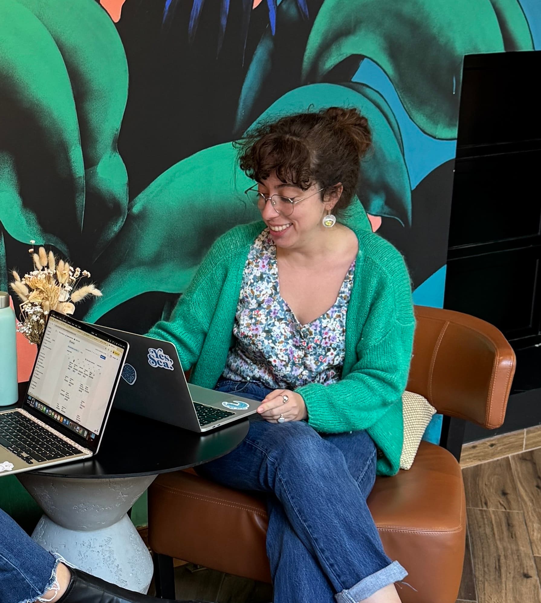 Sara en situation de travail